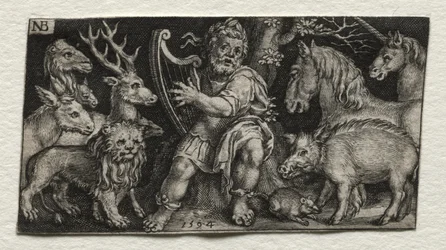Orphée charmant les animaux, 1594
