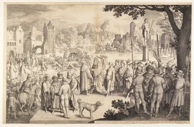 Shadrach, Meshach et Abednego dans le poêle en feu
