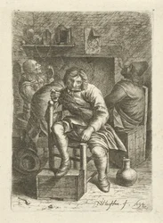 Homme fumant