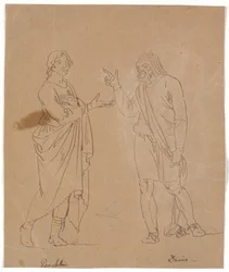 Pamphilus et Davus en conversation