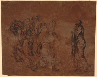 Étude de Simo, Sosie et les esclaves, dans l