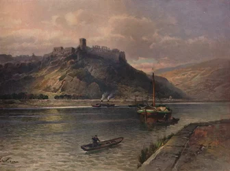 Ruine Rheinfels, Château de Rheinfels, 1923