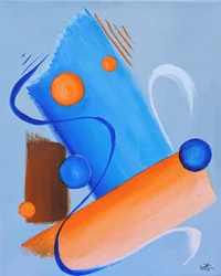 Formes abstraites éclatantes