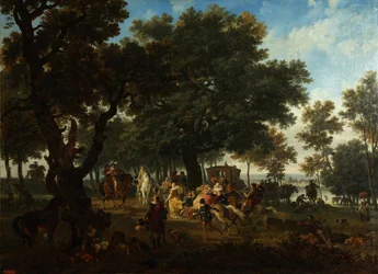 Henri IV et sa suite à la chasse, vers 1804
