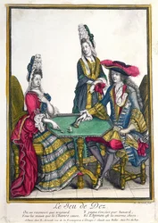 Le Jeu de Dez (Jeu de dés), fin XVIIe siècle