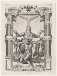 Pietà avec anges devant la croix, 1547