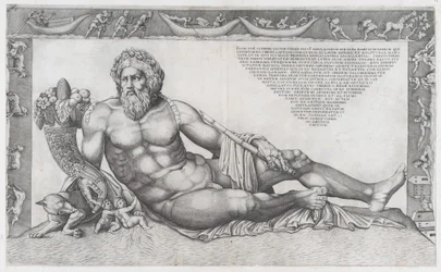 Speculum Romanae Magnificentiae : Le Tibre, milieu du 16ème siècle
