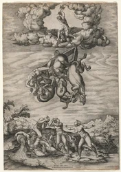 La chute de Phaéton, vers 1545