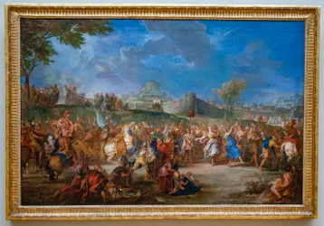 Français :  Le Triomphe de David
Russe : "Triomphe de David