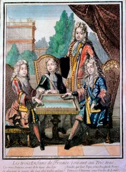 Les petits-enfants de Louis XIV (1638-1715), Louis Duc de Bourgogne (d. 1712), Philippe, Duc d