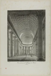 Vue intérieure de St. Philippe du Roule, Paris