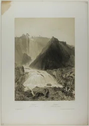 Terni : Marble Falls, planche vingt de Italie Monumentale et Pittoresque