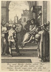 Christ devant Pilate, de La Passion du Christ, milieu du 17e siècle
