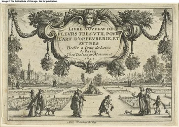 Page de titre, de Livre Nouveau de Fleurs...