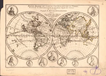 Mappe-monde ou carte générale de la terre LOC 83694567