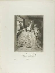 Adieux, du Monument du Costume Physique et Moral de la fin du Dix-huitième siècle