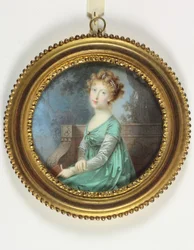 Marie-Antoinette-Thérèse, princesse des Asturies (émail)