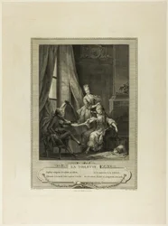 La Toilette, from Monument du Costume Physique et Moral de la fin du Dix-huitième siècle