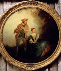 Duo, par Nicolas Lancret (1690-1743)