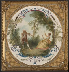 La Balançoire, vers 1724