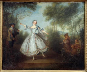 La danseuse Marie Anne Cuppi dite la Camargo