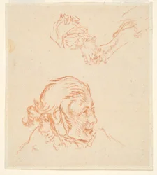 Deux études : Portrait d