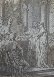 Louis III et Carloman donnent aux évêques du Royaume l