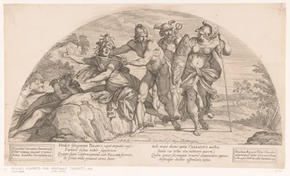 Persée décapite Méduse Verhalen uit de Odyssee (titre de la série)