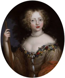 Portrait de Helena Tekla Lubomirska née Ossolińska en Flora.