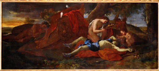 Adonis pleure par Venus - Vénus déplore la mort d