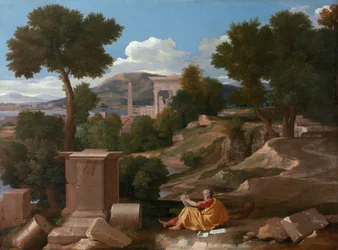 Paysage avec Saint Jean sur Patmos