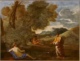 Midas transformant en or le rameau d