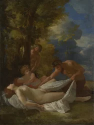 Nymphe avec satyres, vers 1627