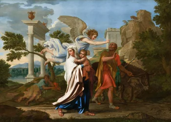 La fuite en Égypte, vers 1657