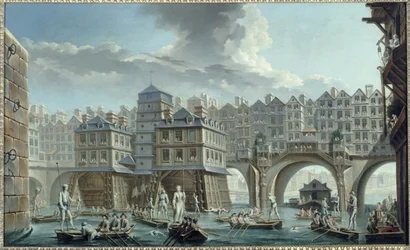 Joute des marins, entre le Pont Notre-Dame et le Pont au Change