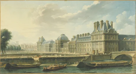 Le Palais des Tuileries, vu du Quai d