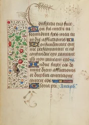 Page de texte décorée