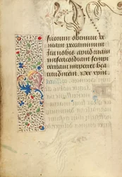 Page de texte décorée