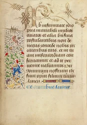 Page de texte décorée