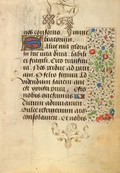 Page de texte décorée