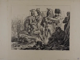 Lanciers en bivouac