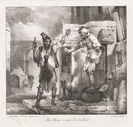 Esquisses lithographiques par Charlet : La forme avant la couleur, 1823