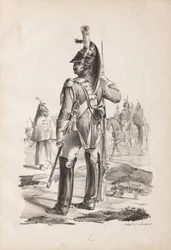 Costumes militaires : Grenadier de la Garde Royale