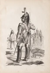 Costumes militaires : Grenadier de la garde royale, 1814-18