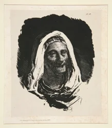 Tête de vieille femme