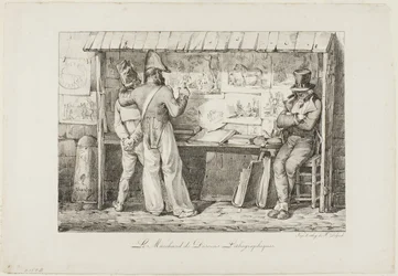 Le vendeur de lithographies