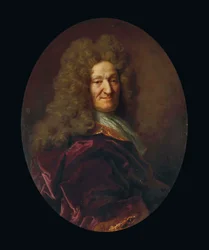 Portrait de Jean de La Fontaine, âgé de 73 ans, vers 1694 (huile sur toile)