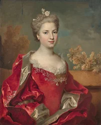 Portrait de Louise de Rohan duchesse de Montbazon 1704-1780, vers 1725-1730