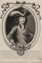 Portrait gravé de Louis, duc de Bourgogne (1682-1712)