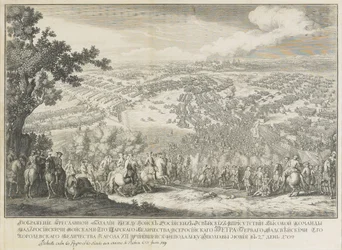 La Bataille de Poltava le 27 juin 1709